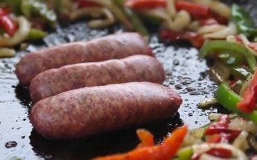 Grilled Sausage and Peppers