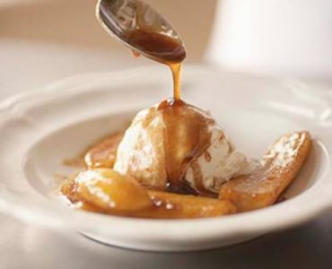 Bananas Foster a decadent dessert that can be prepared on the grill.