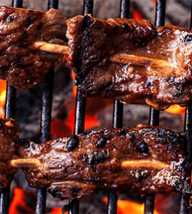 Korean BBQ Beef Skewers