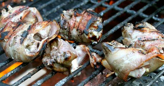 Grilled Dove Breasts