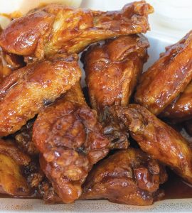 Traditional restaurant wings