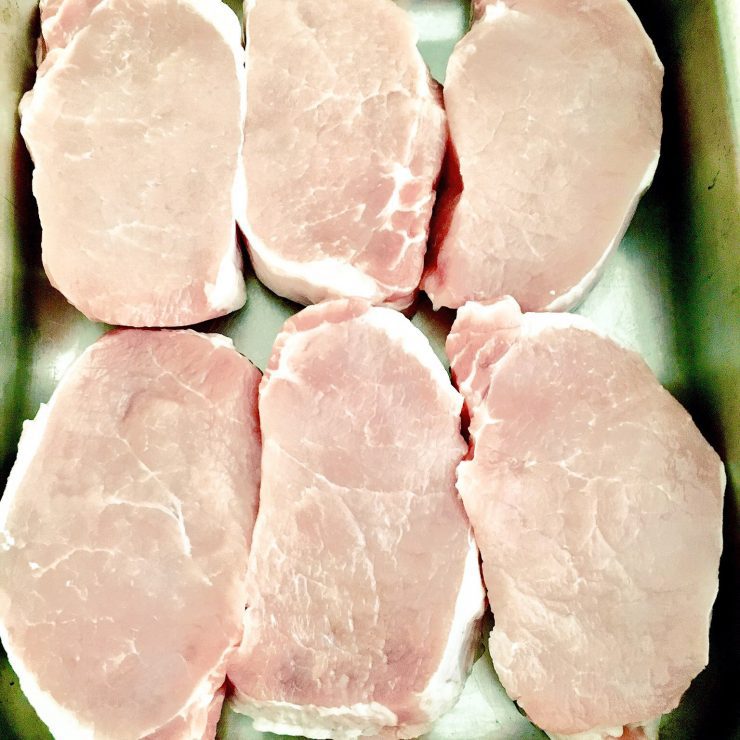 Start with freshly butchered pork loins cut into at least one-inch thickness.
