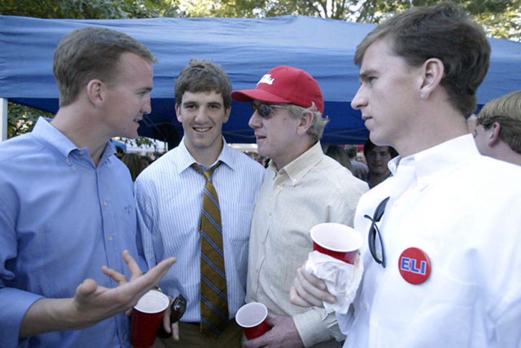 The Manning Men in the Grove, 2003