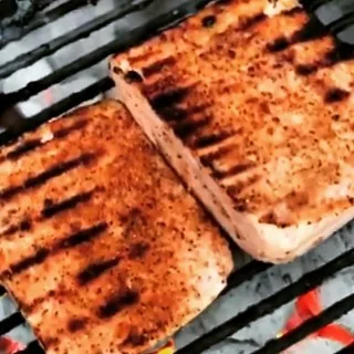 SPAM Burgers off the grill
