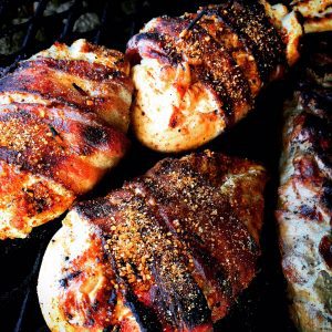 Big Bad Bacon wrapped Chicken Breasts