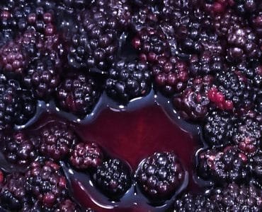 Blackberry compote