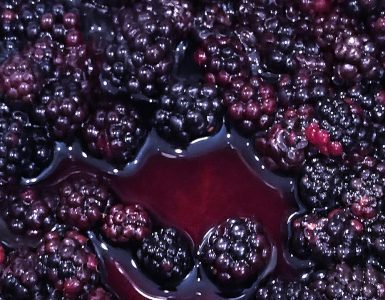 Blackberry compote