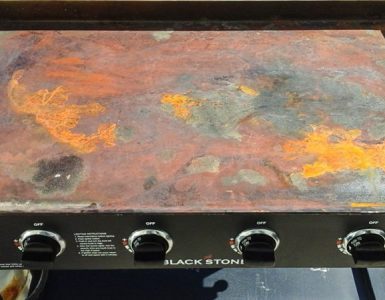 Rust can wreak havoc on flat top griddles.