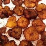 Sweet Plantains off the FireDisc Cookers shallow disc. Sweetened with sea salt, cinnamon and coconut sugar.