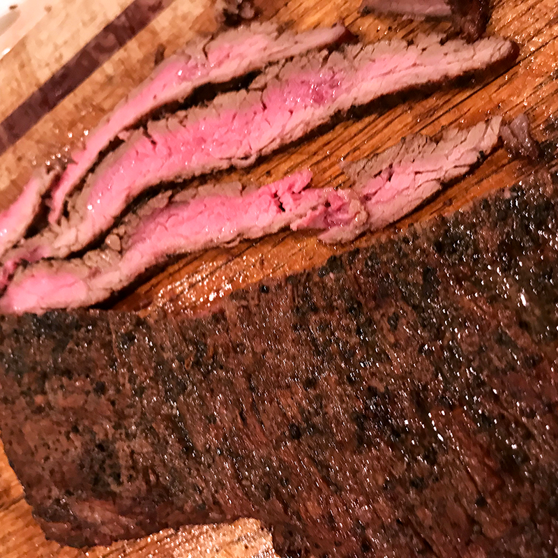 Flank Steak Antipasto with Gaston's Original Seasoning.