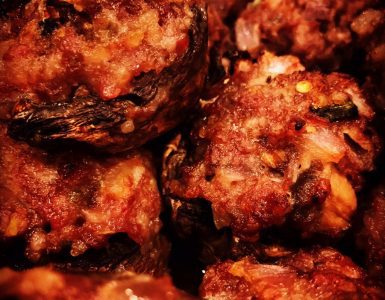 Stuffed Mushrooms with Spicy Italian Sausage