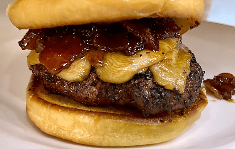 Double Bourbon, Espresso Maple Bacon Burger