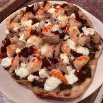 Grillax Pesto Pizza with Urban Slicer Outdoor Grilling Dough