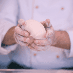 Make a dome of dough