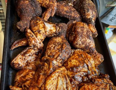 Cajun-Caked Yardbird