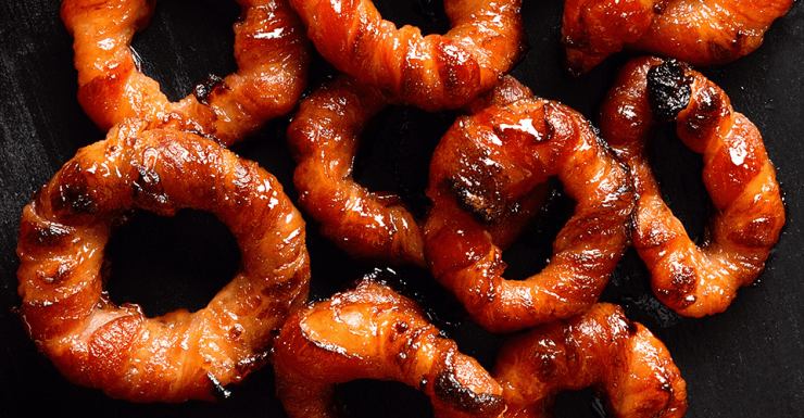 Bacon-Wrapped Onion Rings