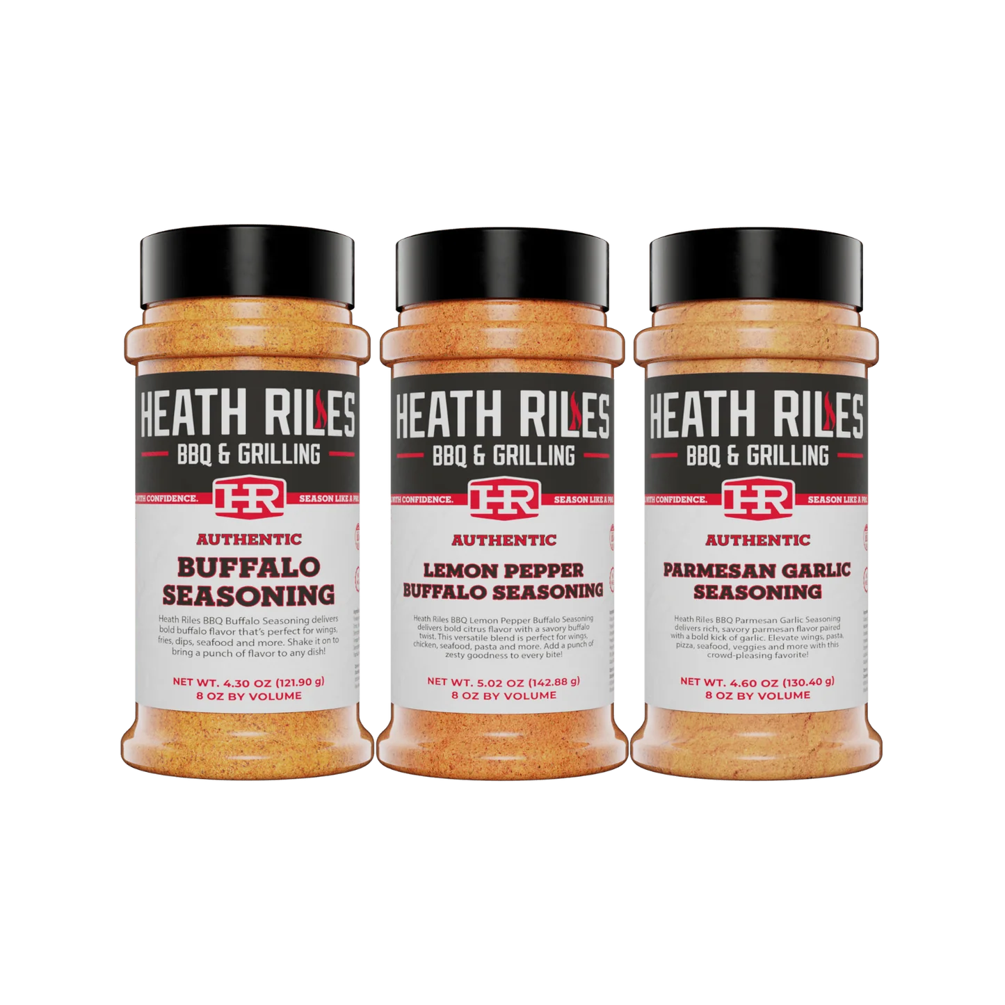 Heath Riles BBQ Wing Seasonings 3 Pack
