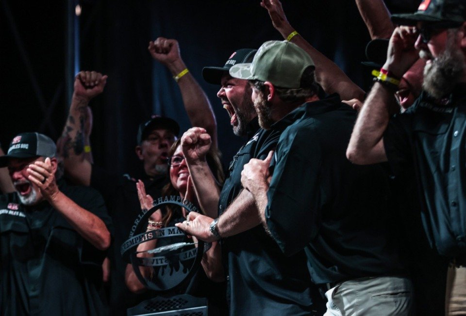 Heath Riles wins Grand Champion at 2026 Memphis in May, the team's second in a row.